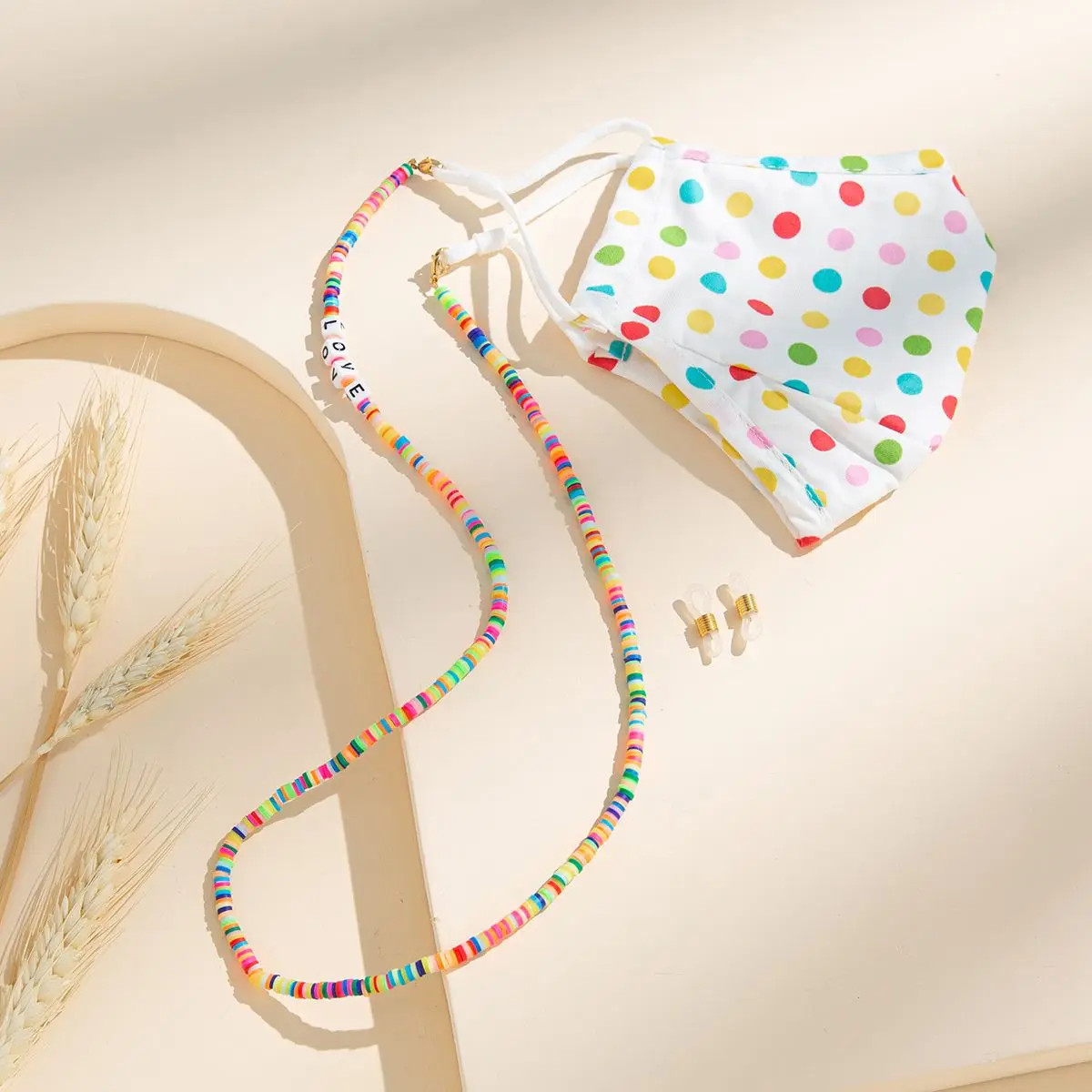 Разноцветная подвесная маска в виде мягкой керамики шнурок для очков аксессуары