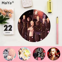 my favorite anime tokyo revengers high speed new round mousepad gaming mousepad rug for pc laptop notebook