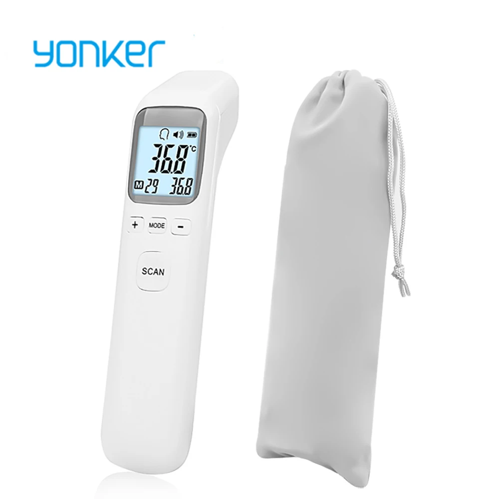 Yonker медицинский инфракрасный Лоб термометр бесконтактный портативный для тела детский жар ЖК цифровой тела/объекта температура ИК-устройство