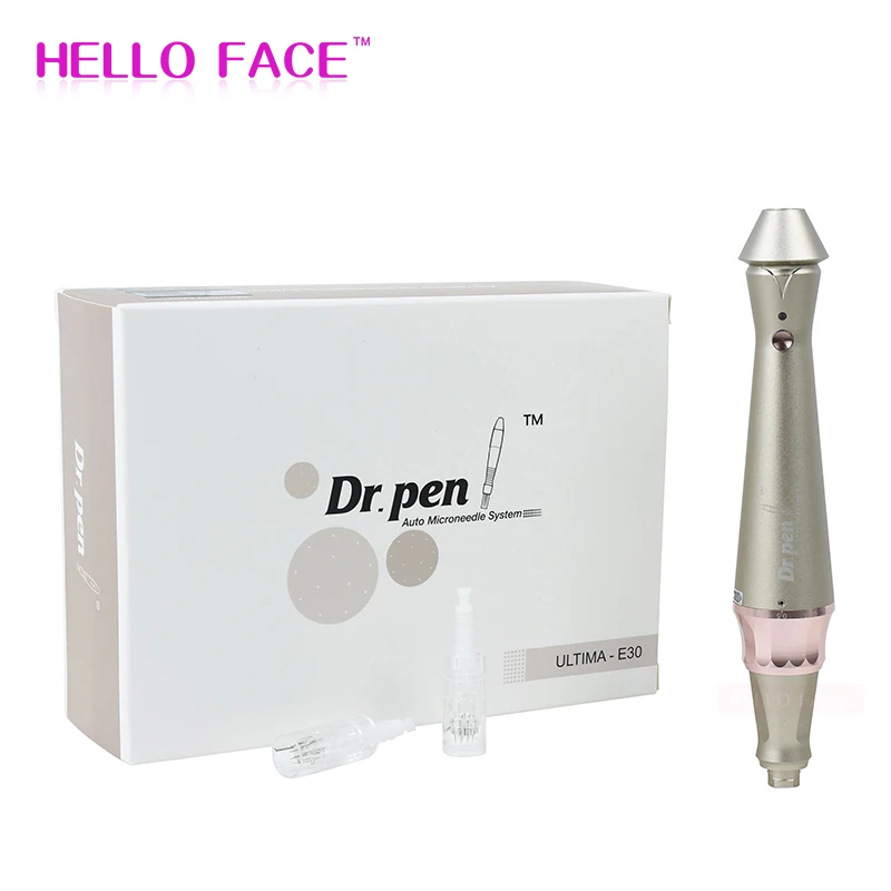 Оригинальный перезаряжаемый Золотой Дерма ручка Dr.pen Ultima E30 Электрический