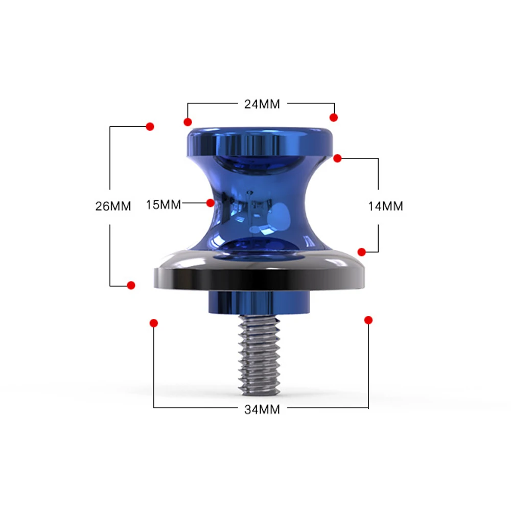 6/8 мм Универсальные катушки для мотоцикла винтовые болты Слайдеры Yamaha Honda Harley KTM