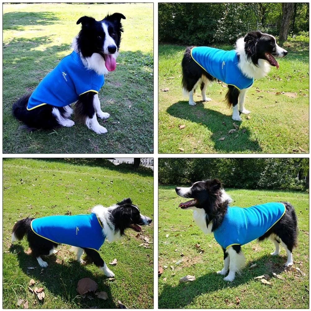 

Winter Pet Clothes Warm Fleece Dog Vest For Small Dogs Half Zip Pullover Puppy Sports Coat Jackets French Bulldog Pets Outfits