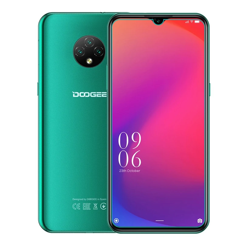 20 unidades de vidrio templado 9h para doogee x95, pel&iacute;cula protectora de pantalla, funda protectora-0
