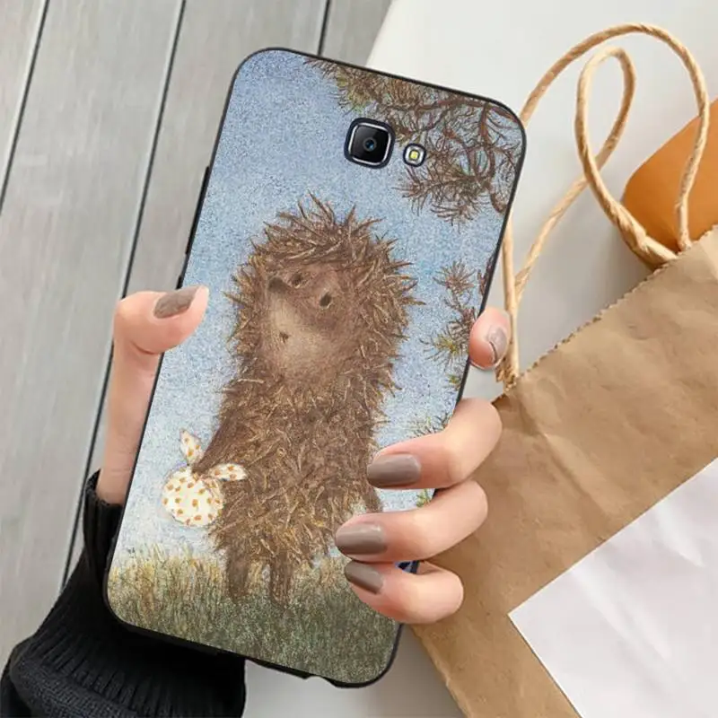 TOPLBPCS яркий Ежик в тумане чехол для телефона Samsung J 2 3 4 5 6 7 8 prime plus 2018 2017 2016 core - купить