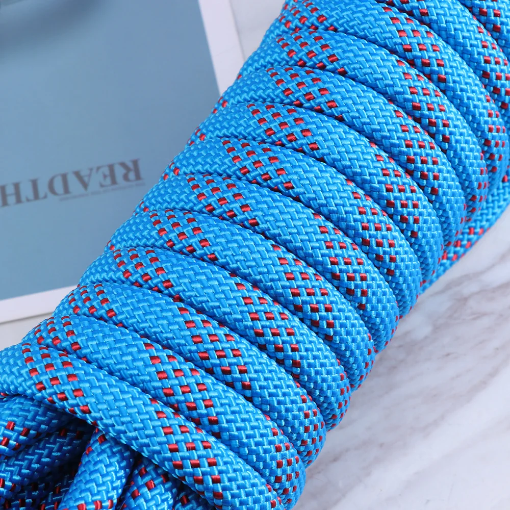 

15M Tree Climbing Safety Sling Rappelling Rope Auxiliary Cord Equipment (Random Color)