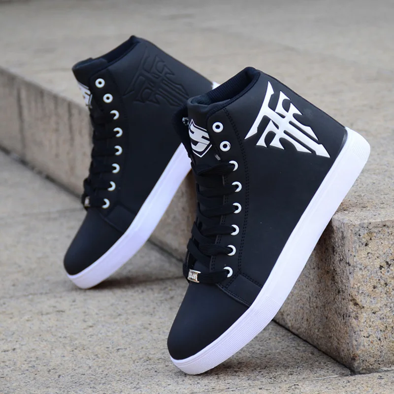

2019 New Spring Men's Shoes Korean Version Of The Trend Of High-top Shoes Men's White Casual Wild Shoes