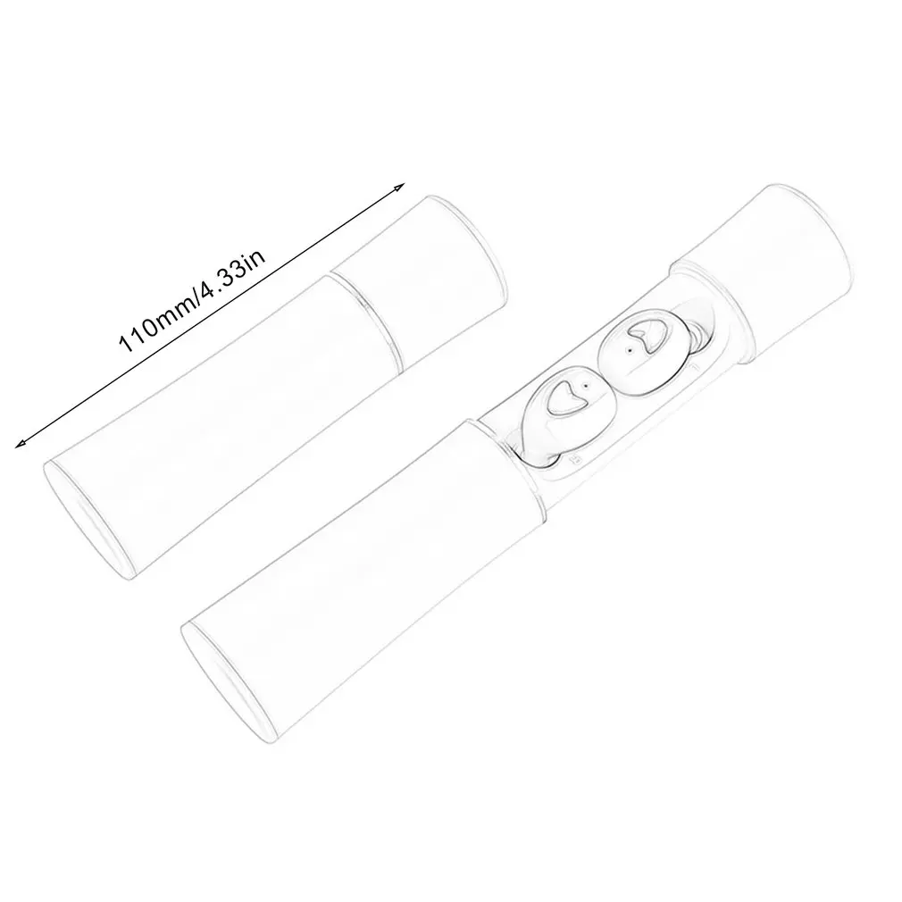 TW20 Wireless Earphone With Charging Station Bluetooth 5.0 Stereo Bass In-Ear Headset Sports Earphones | Электроника