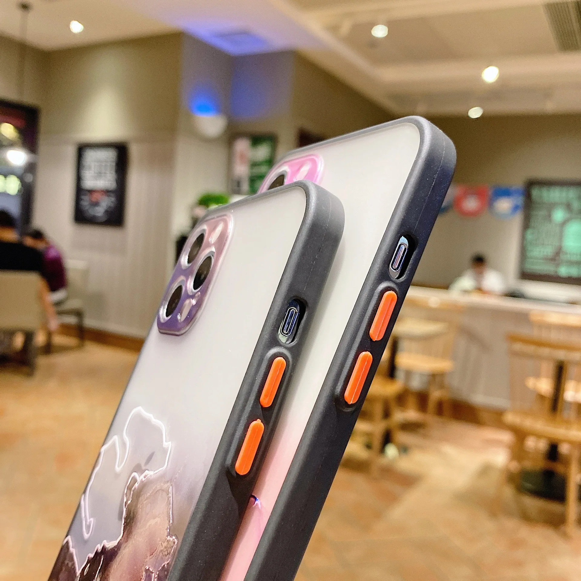 

Colorful Phone Case For IPhone 12 Pro Max 11 Xr Xs 7 8 Plus 12 Mini 2021 Hot Creativity Personality Protection Silicone Cove