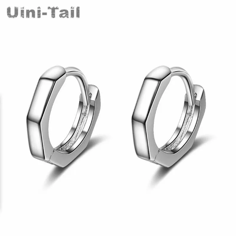 Серьги Uini-Tail из тибетского серебра 925 пробы для мужчин и женщин лидер продаж
