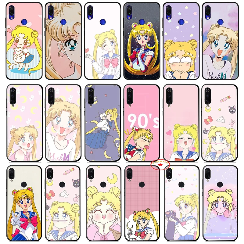 Мягкий чехол Sailor Moon для Xiaomi mi a1 A2 A3 8 9 Se Lite 9T Pro Max 3 a2 Pocophone F1|Специальные чехлы| |
