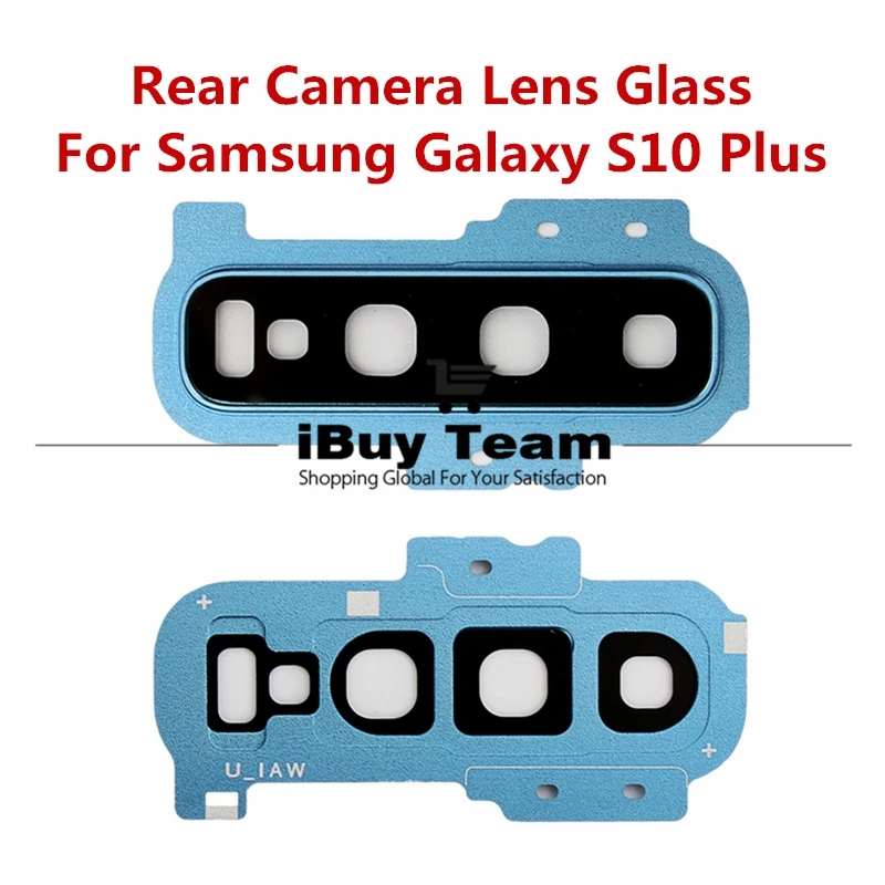 Задняя крышка для объектива камеры samsung Galaxy S10 Plus задняя с рамкой держателя S10Plus +