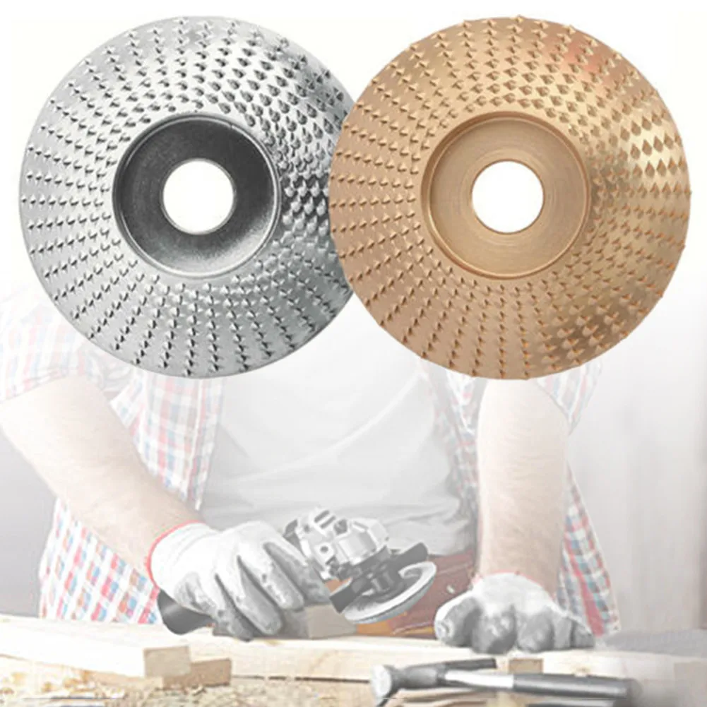 

85mm Carbide Grinding Wheel Wood Sanding Carving Shaping Rotary Disc Woodworking Tool For Angle Grinder 16mm Bore