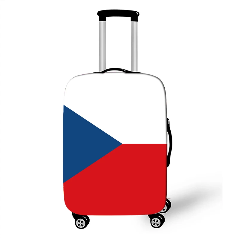 PXTGQ27 Россия/Испания/Великобритания Национальный флаг багажная Крышка для путешествий Анти-пыль чемодан Крышка тележка чехол багаж защитные чехлы - Цвет: PXTGQ27
