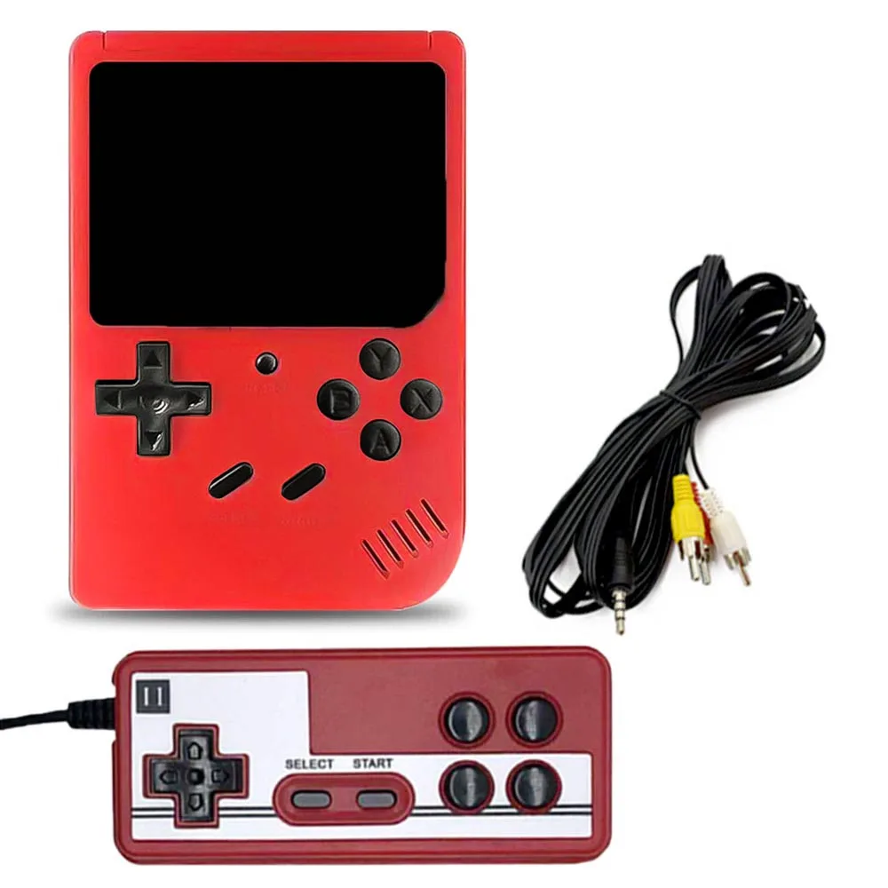 Red N Gamepad Портативный 8 бит Ретро игровой плеер встроенный 400 игры портативные игровые консоли Классическая портативная игровая приставка в игроков - Цвет: Red N Gamepad