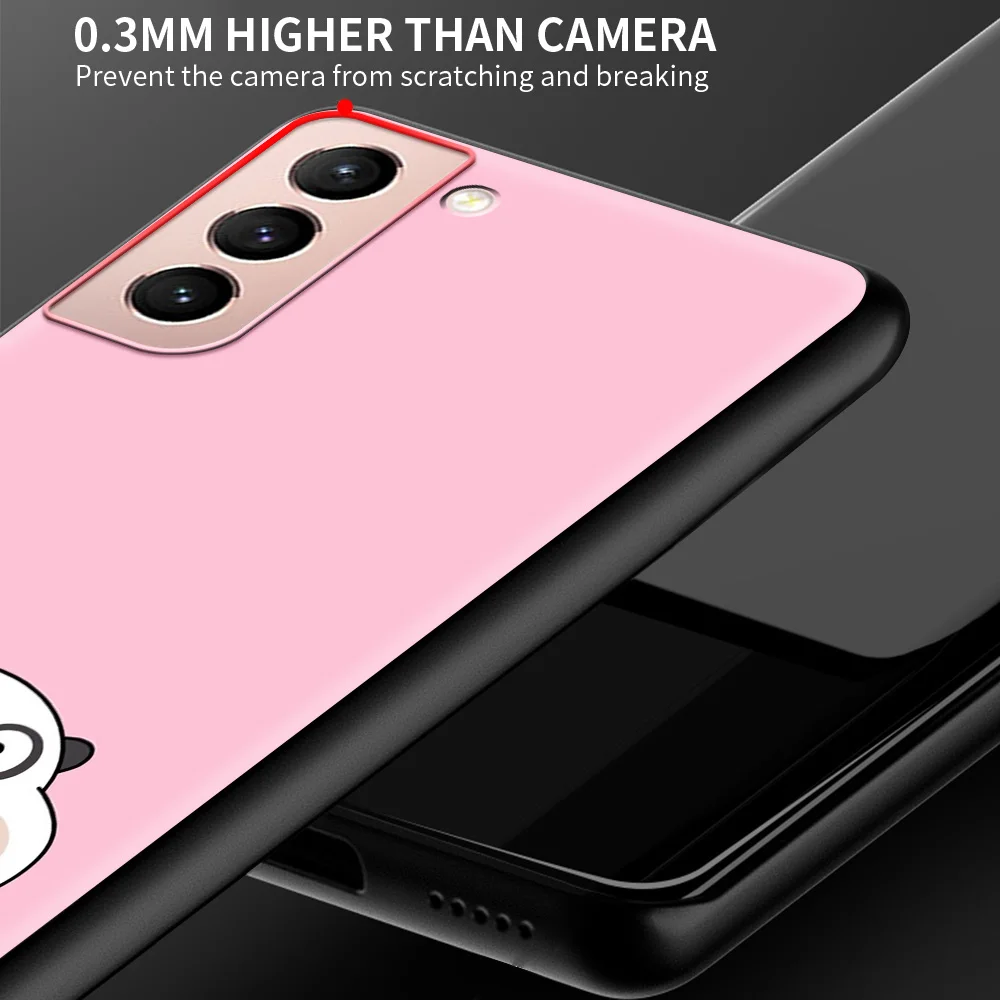 

Silicone Phone Case For Samsung Galaxy S20 FE S21 Ultra 5G S8 S9 S10 Plus Animal Cartoon Panda Bumper Shell Cover Coque Fundas
