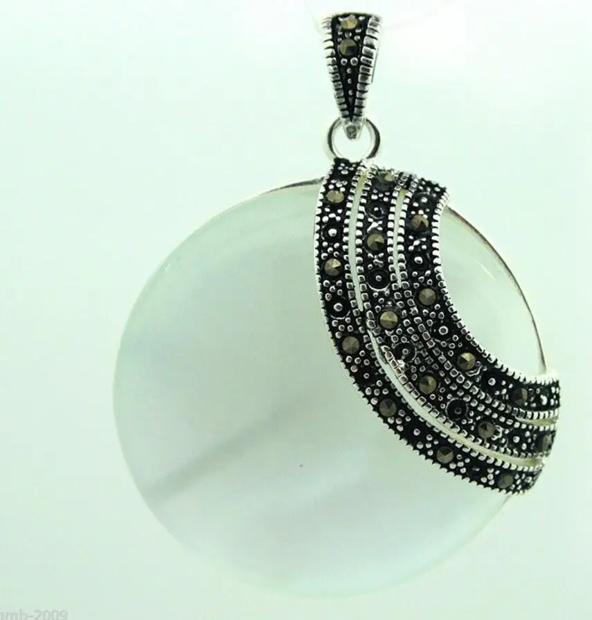 Бесплатная доставка подвеска в виде меркасита из серебра натурального