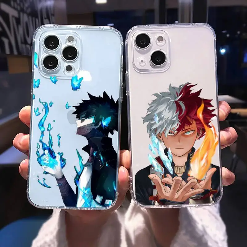 

My hero academia Phone Case for iphone 13 12 11 pro max mini 6 6s 7 8 plus SE2020 X XR XS shell iphone 13 pro max case capa
