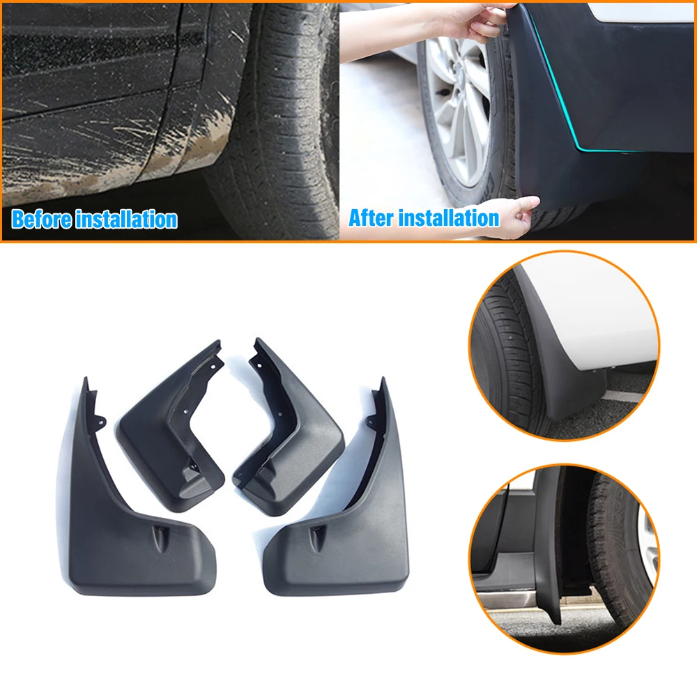 Крылья для Land Rover freelander 2 LR003322 LR003324 автомобиля Брызговики Fender Светоотражающие Предупреждение вспышек 4 предмета в комплекте