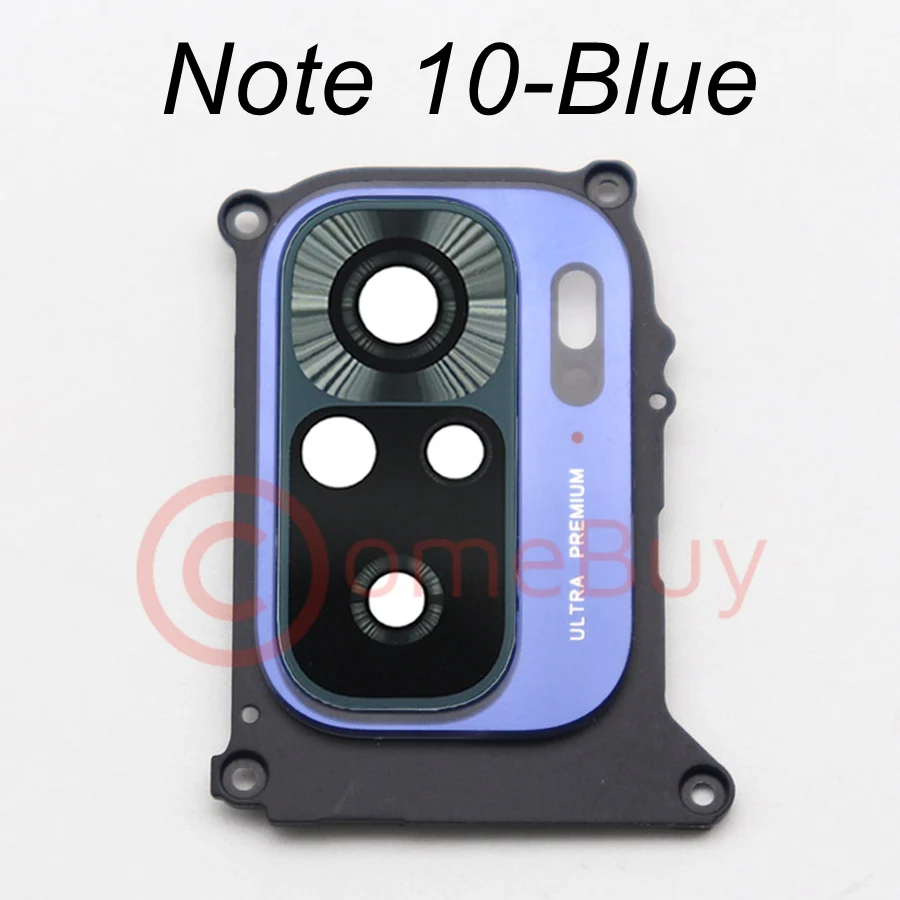 Для Xiaomi Redmi Note 10 5G задняя камера стекло объектив с рамкой держатель рамка Замена