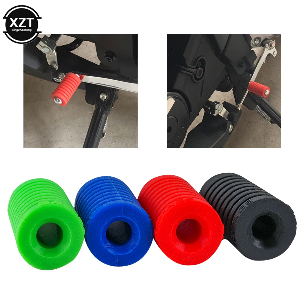 

Универсальная накладка на ножку для левого рычага переключения ног, накладка на ножку педали, Мотоциклетные аксессуары, силиконовый гель, ч...