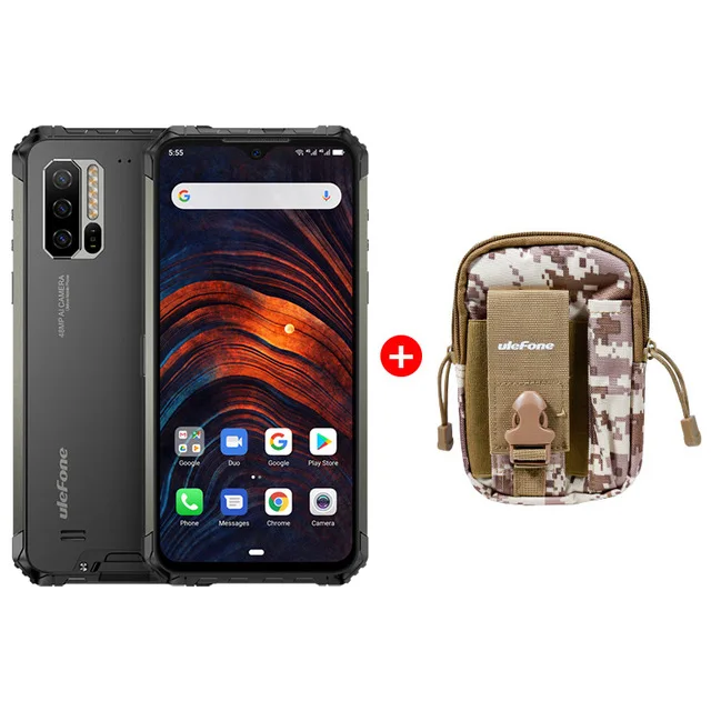 Add bag Ulefone Armor 7 Android 9,0 IP68 смартфон NFC Helio P90 Octa Core 6,3 ''8 GB+ 128GB 48MP 5500mAh 4G глобальная версия прочный телефон - Цвет: Add bag