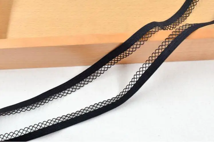 5 метров ширина 1 3 см романтическая черная эластичная вытянутая кружевная