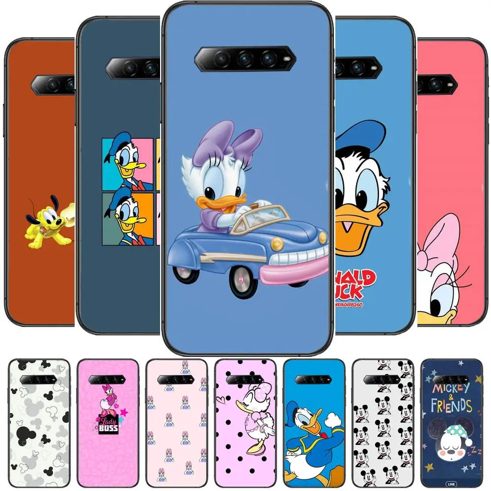 Мягкий чехол с мультяшной мышью и диснеевским рисунком черный мягкий пухом для