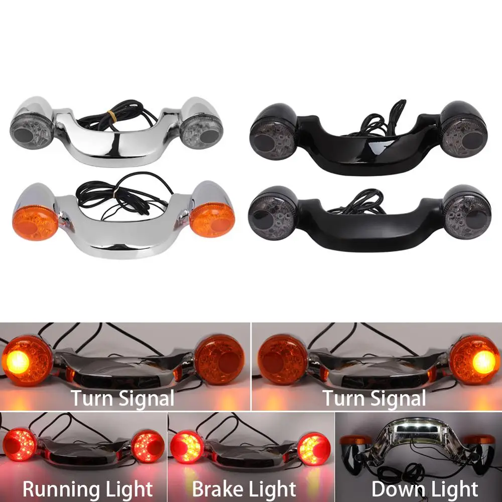 Задний поворотный сигнал для мотоцикла стоп светильник лампа Harley Touring Street Road Glide