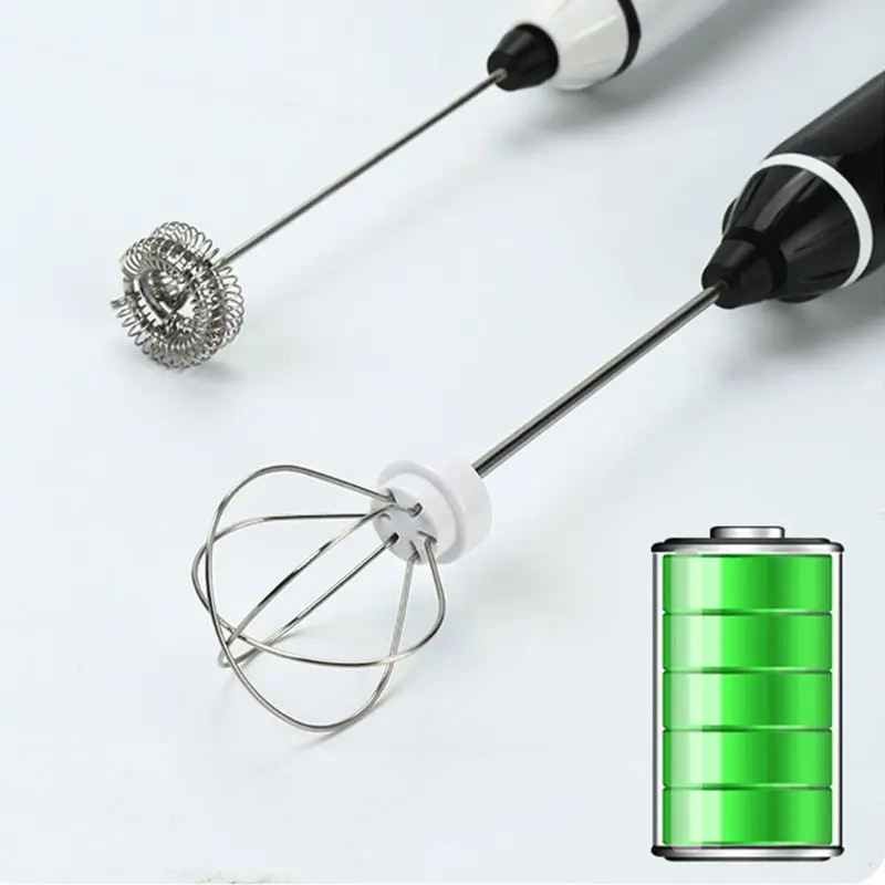 

Handheld 3 Gear Adjustable Milk Frother Rechargeable Foam Maker Electric Whisk Stainless Steel Drink Mixer Mini Kitchen