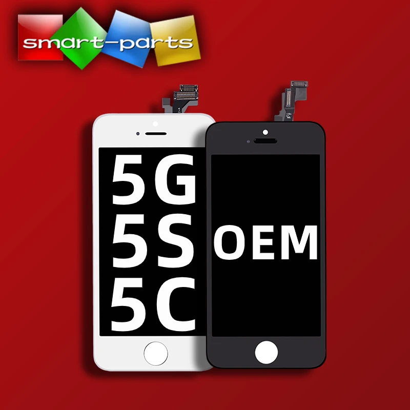 ЖК-дисплей для Apple iPhone 5 5S 5C с сенсорным экраном дигитайзер в сборе 10 шт./лот