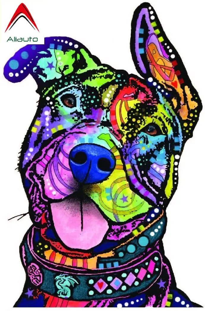 Автомобильная наклейка Aliauto с изображением милой собаки уличная