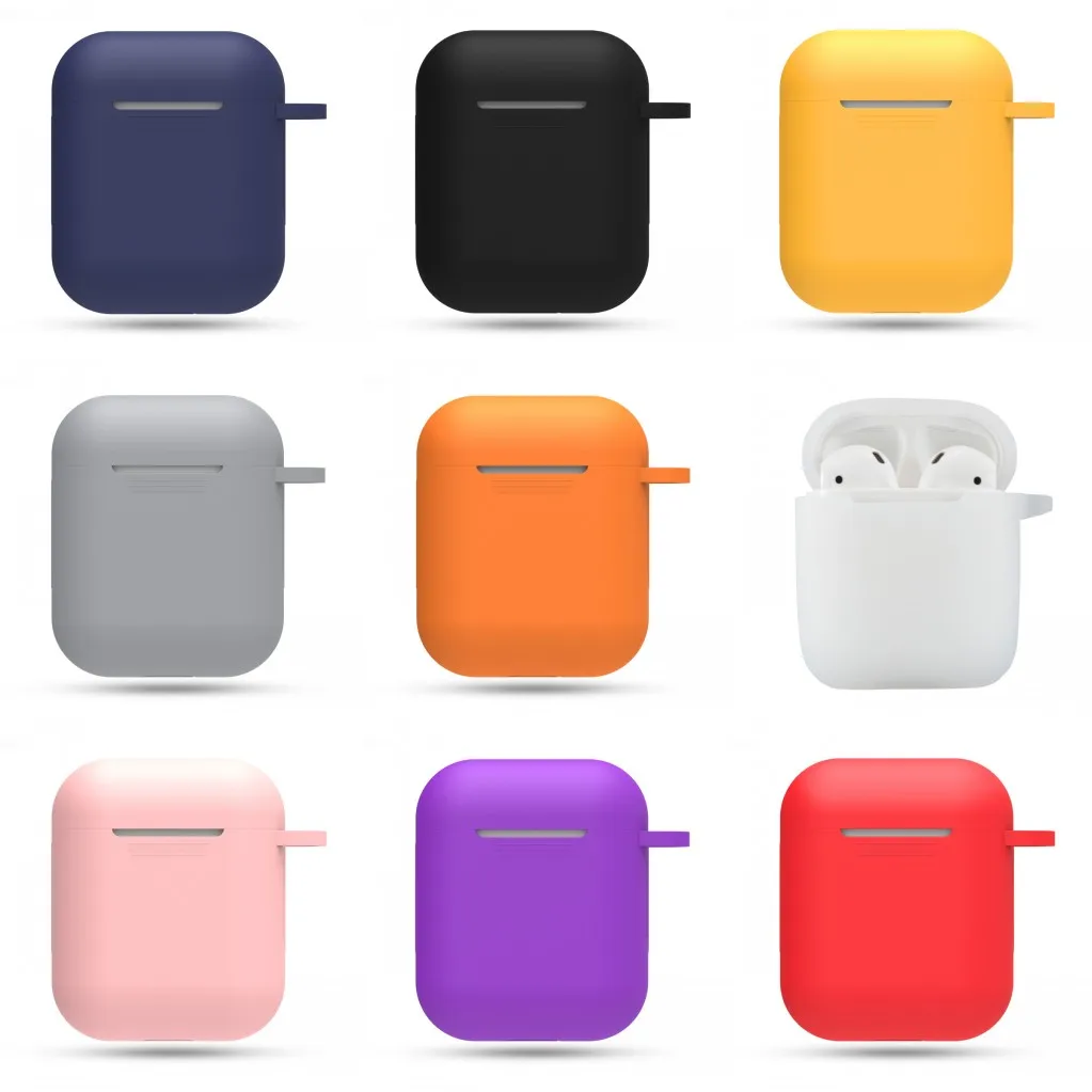 

Силиконовый чехол для Apple Airpods 1/2, чехол-наклейка для Airpod 2, мягкий чехол из ТПУ Для Air Pods 1, аксессуары для наушников, кожа