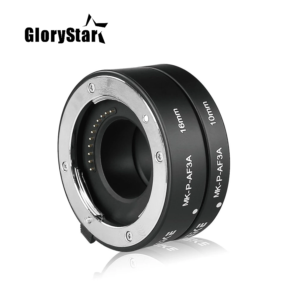 Металлическая автоматическая фокусировка AF, автоматическая макро-удлинительная трубка для камеры Panasonic Olympus Micro 4/3, фотосессия GX7 10 16 м