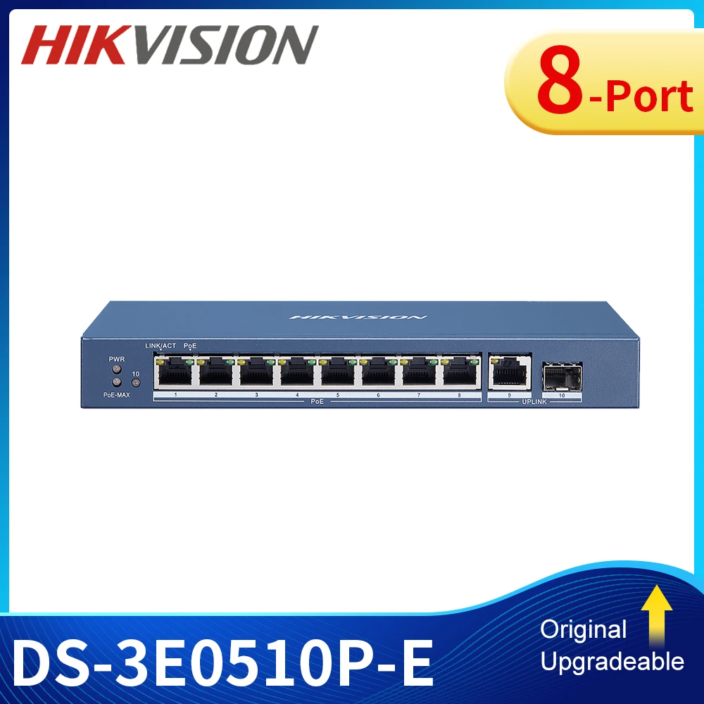 DS-3E0510P-E DS-3E0505P-E Hik netzwerk schalter POE 4 8 port Gigabit Unmanaged IEEE 802,3 af, IEEE 802,3 zu