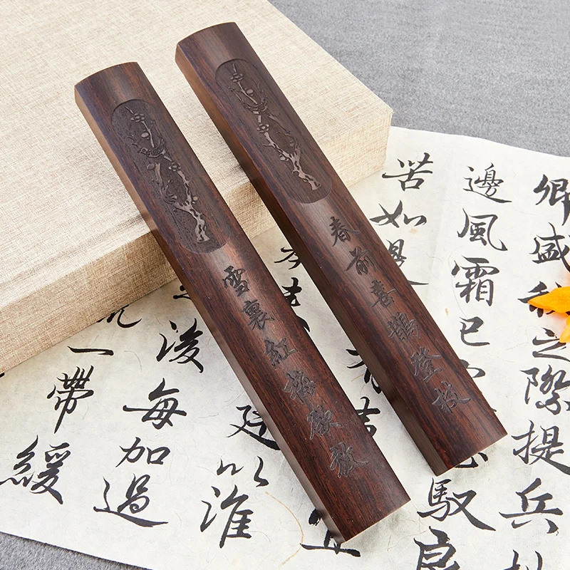 2 шт. пресс папье из твердой древесины Китайская каллиграфия специальный для