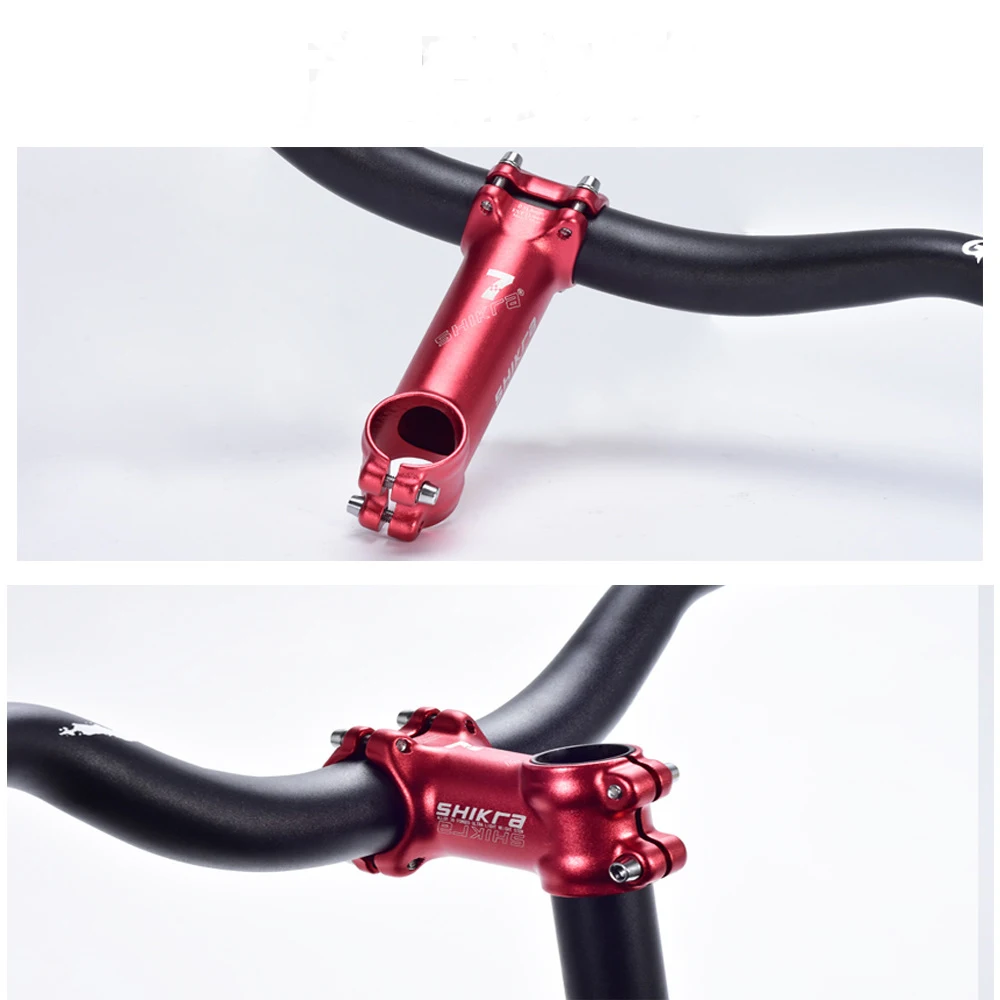 

Red Bicycle Stem Ultralight Mountain Road MTB Riser Aluminium Alloy 31.8mm