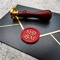 diy customize double name 2 initials personalized letter stampsealing wax wedding wax seal stamp custom invitations envelop