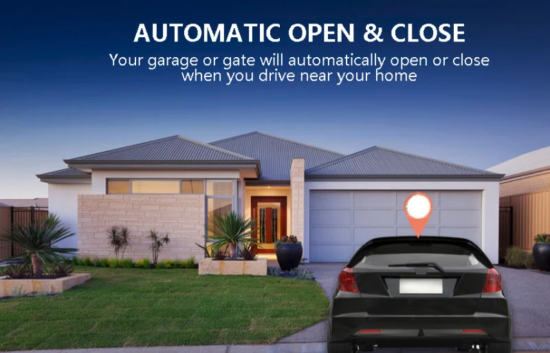 

WIFI Garage Door Opener Smart Home Control Compatible With Tuya Smart Life Alexa Google Home IFTTT GPS Open Large Sensing Gap