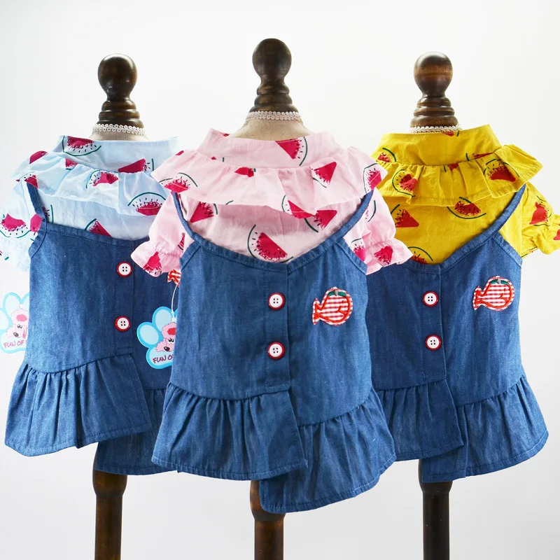 

Pet Dog Clothes Xs Dog Clothes Spring and Summer Asymmetric Skirt Skirt Pet Summer Thin Princess Skirt Dog Clothes Dog Costumes
