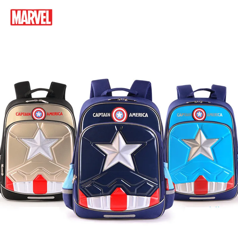 Детский водонепроницаемый рюкзак Marvel ортопедический школьный ранец для