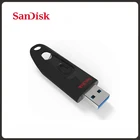 Флеш-накопитель USB 3,0-Диск SanDisk CZ48, компактная флешка на 32 ГБ, 16 ГБ, 128 ГБ, 64 ГБ, высокоскоростная USB-карта памяти, 100 Мбс