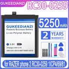 Запасная батарея GUKEEDIANZI 5250 мАч для телефона RAZER 2 RC30-0259 1ICP46981 телефон 2