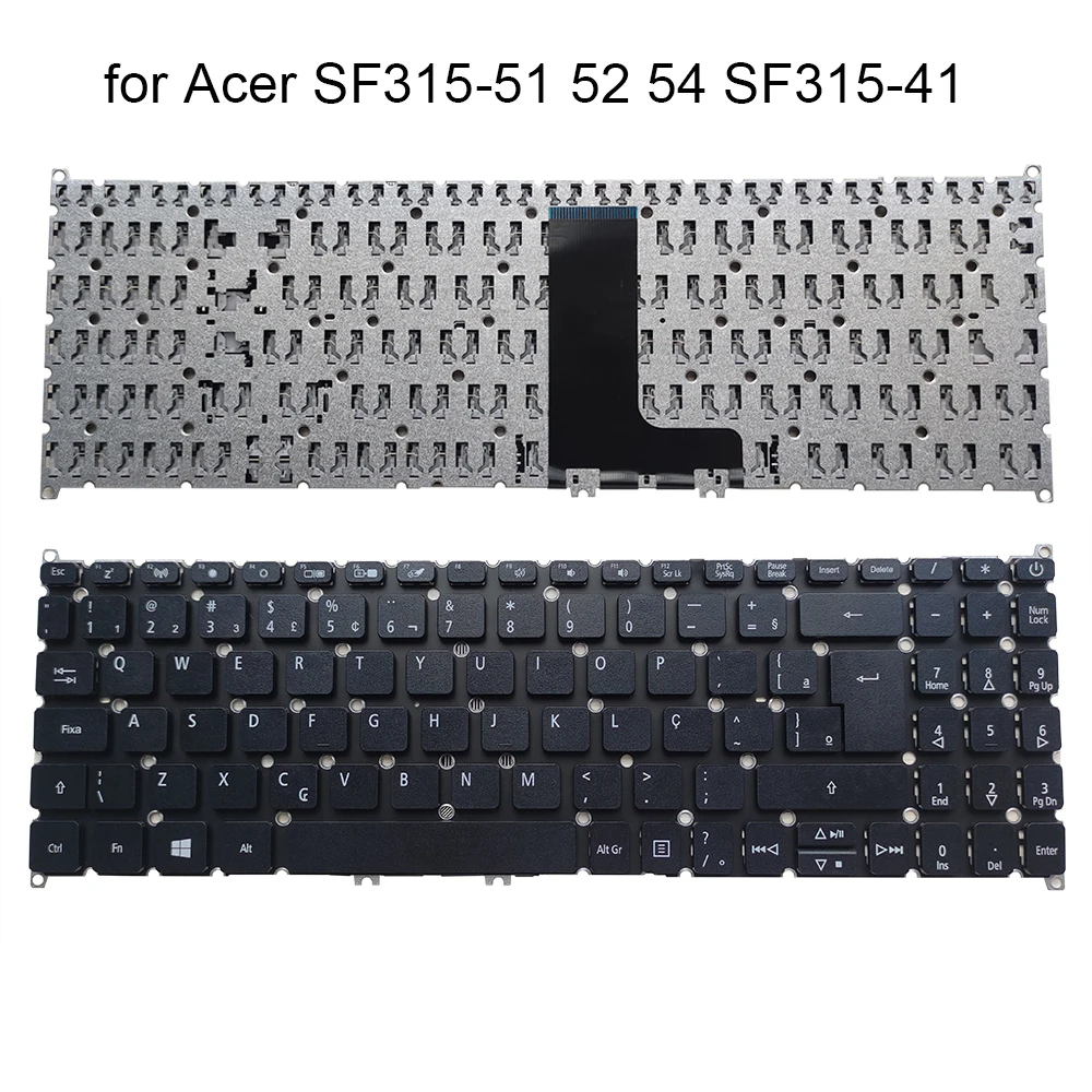 

Brazil Brazilian Keyboard For Acer Swift 3 SF315-51 SF315-51G A515-52 52G A515-54 SF315-41 A315-42 Laptop Replacement Keyboards