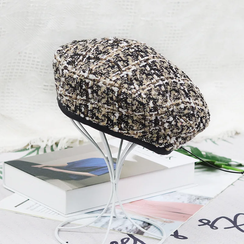 

2021 New ladies Casual Newsboy Hat Spring and Autumn Retro Beret All-match Casual Hat Female Octagonal hat