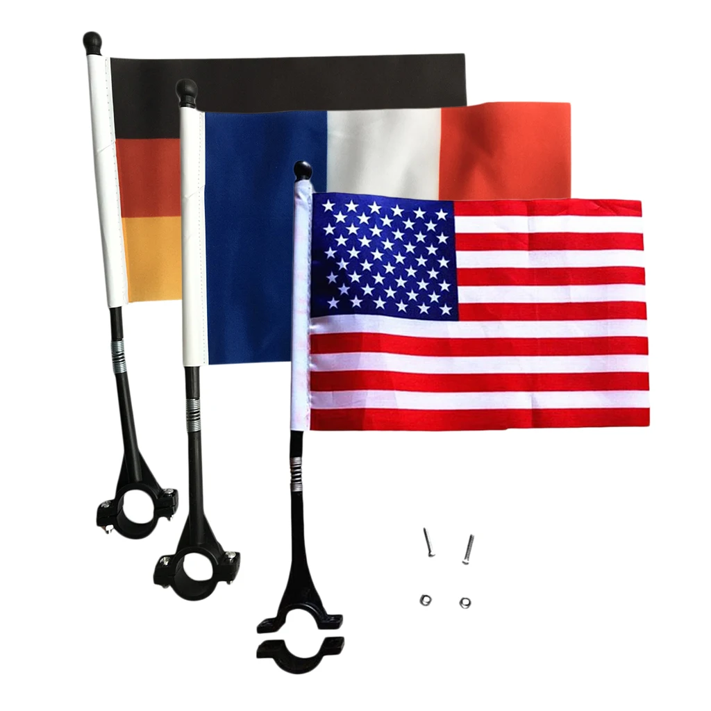 

Universal Mini National Flags for Bike Scooter Motorcycle Handlebars