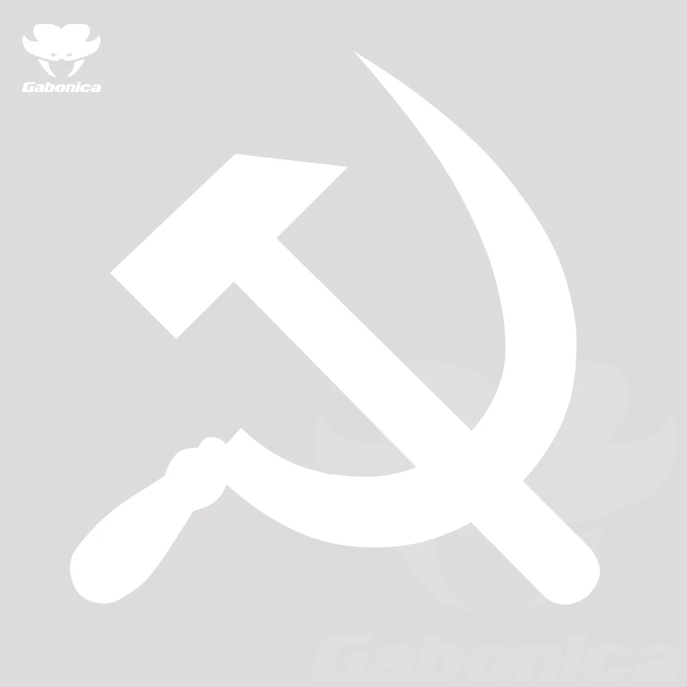 Забавные автомобильные наклейки Hammer and Sickle USSR для Audi BMW Mercedes VW Honda Toyota Lada Jeep Renault