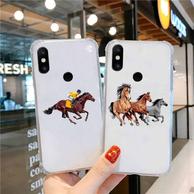 

Frederik The Great beauty horse Phone Case Transparent For Xiaomi CC 9 11 MAX3 Mix3 MIX2 6X 8 5x 10S 11 10 X SE lite Pro