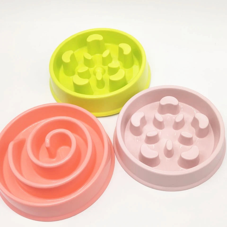 

2019 New Style Eat Slow Dog Bowl Slow Feeder Bath Pet Supplies Pet Accessories Dog Slow Feeder Bowl For Cat Pets Slow Feeder Bow