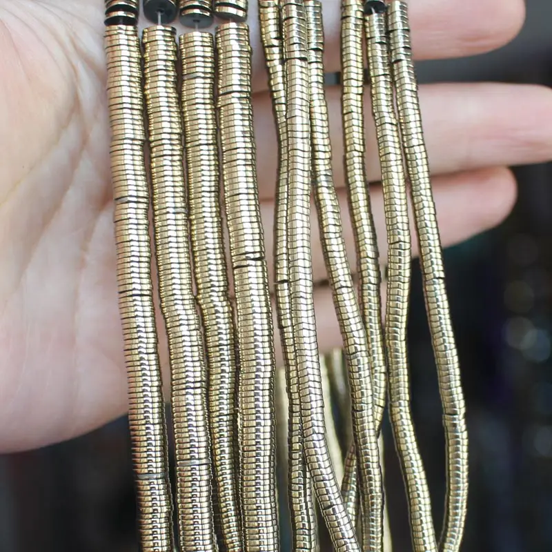 Натуральный гематитовый цвет 1x2-6 мм круглые бусины для изготовления украшений!