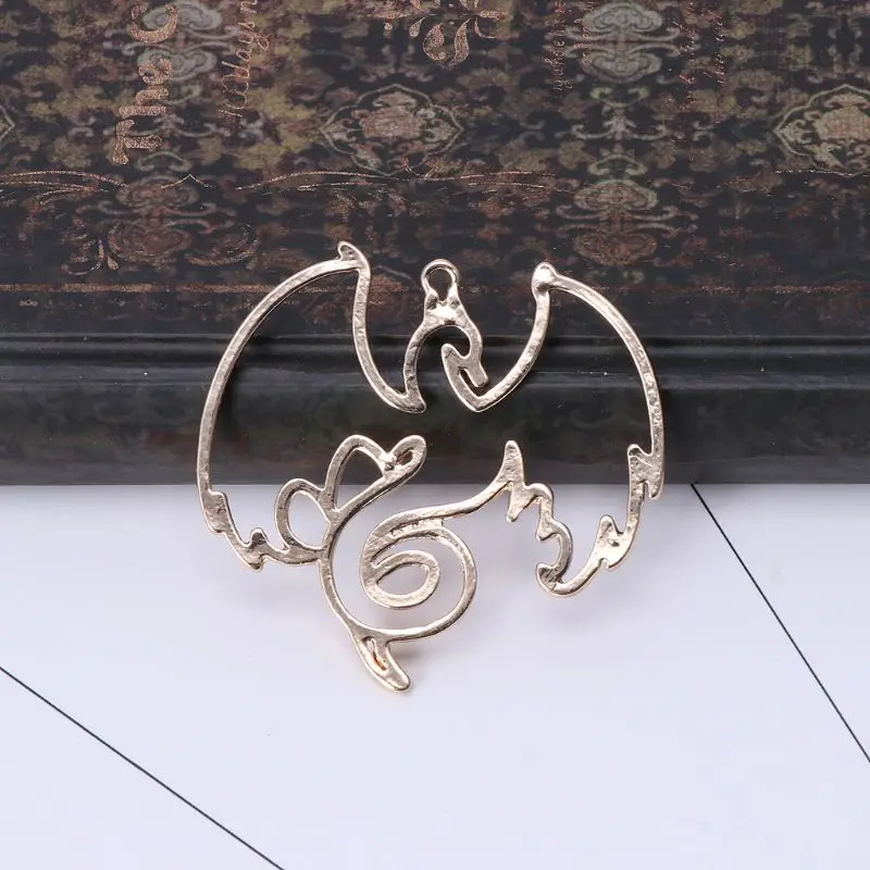 3 шт Дракон лошадь рамка кулон Установка Кабошон УФ Смола ювелирные изделия L4ME